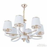 Подвесная люстра Arte Milano Florentia-2457 302457/6 Wh/Gd (220V, на цепи)
