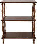 Этажерка П 9 средне-коричневый от фабрики Mebelik