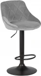 Стул барный LOGAN BLACK (серый велюр (MJ9-75))