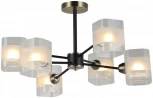 Потолочная люстра на штанге Imex MD.51742-6-S-BK+AB
