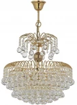 Подвесная люстра Arti Lampadari Pompei E 1.5.40.100 G (220V, хрусталь, на цепи)