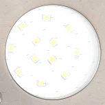 Светильник тротуарный светодиодный Horoz Safir, 1 лампа, белый с никелем и прозрачным