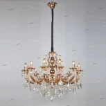 Подвесная люстра Omnilux Grosseto OML-77723-12 (220V, на цепи, подсвечник, свеча)