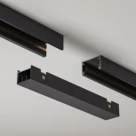 Коннектор питания прямой, черный Maytoni Accessories for tracks Basity TRA172IPC-1B (48V)