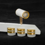 Подвесной светильник со спотами Lussole Gilbert LSP-7175 (LED, 220V, на тросе)