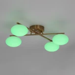 Потолочная люстра RGB на штанге Citilux Atman Smart CL226A143 (LED, 220V, голосовое управление, пульт управления, управление смартфоном, умный дом - Алиса, Маруся, Салют)