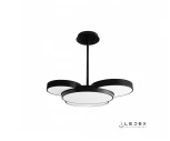 Потолочная люстра на штанге iLedex Demure 9127-930-D-T BK (220V, пульт управления, круглые)