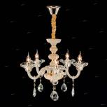 Подвесная люстра Citilux Ирида CL351151 (220V, хрусталь, на цепи, подсвечник, свеча)