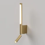 Настенный светильник светодиодный для чтения Elektrostandard Sarca 40111/LED латунь a066401 (220V, выключатель, круглые)