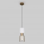 Подвесной светильник Eurosvet Tandem 50118/1 латунь (220V, на проводе, круглые)