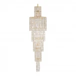 Подвесная люстра каскадная Arti Lampadari Valencia E 1.11.50.501 G (220V, хрусталь, на цепи)