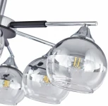 Потолочная люстра на штанге Arte Milano Napoli-9354 339354/8 CR+BK (220V)