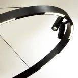 Подвесной светильник Odeon Light Beveren 6683/103L брашир.черный/металл/акрил IP20 LED 103W 9270Лм 3000K