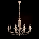 Подвесная люстра Abrasax Josephine 3007/8(creamgold) (220V, на цепи, свеча)