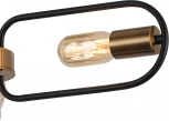 Потолочная люстра на штанге ILLUMICO IL8253-3COU-79 BK GD (220V)