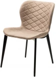 Стул КЛОД, цвет Kiprus-03 Латте, искусственная замша / черный каркас M-City 688M05066