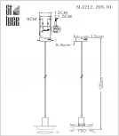 Подвесной светильник Oltarno SL1212.203.01 (LED, 220V, на проводе)
