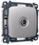 Комплект механизма Ambrella Volt TV розетки проходной OMEGA MO513030 Сталь матовый 5-1000 MHz 4dB QUANT