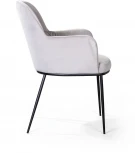 Стул с подлокотниками Barkley, микровелюр серый Top Concept BARKLEY 2001000000340