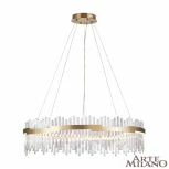 Подвесная люстра Arte Milano Venezia 312011/D1000 BS (регулировка яркости, LED, 220V, хрусталь, пульт управления, на тросе, круглые)