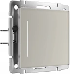 Сенсорный выключатель одноклавишный с подсветкой (дымчатый) Werkel W4512014