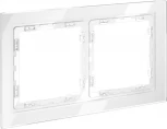 Рамка на 2 поста (белый, стекло) Voltum S70 VLS110201