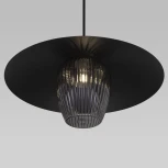 Подвесной светильник Eurosvet Kamari 50259/1 черный/дымчатый (220V, на проводе)