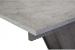 Стол на тумбе Woodville Тирион бетон чикаго серый / дуб гладстоун табак 462405