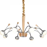 Подвесная люстра Lucia Tucci Natura 155.8 (LED, 220V, бук, на цепи)