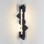 Настенный светильник Odeon Light Geos 6690/7WL черный/черн полиров/металл/акрил поворотный IP20 LED 7W 184Лм 3000K (220V)