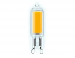 Лампочка светодиодная филаментная капсульная прозрачная G9 3W 6400K Ambrella Filament 204522