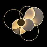 Потолочная люстра на штанге Megan 10163 White (LED, 220V, круглые, кольцо)