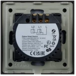 Выключатель сенсорный SWT-OMALI-S02-ZB-BK (250V, 10A, Zigbee) (Arlight, Стекло) 050040