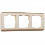 Рамка на 3 поста Stream (шампань) Werkel W0032111 (a051274)