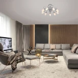 Потолочная люстра Eurosvet 22080 22080/9 хром