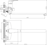 Смеситель Olive'S Evora 33221EV универсальный