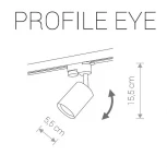 Трековый светильник Nowodvorski Profile Eye 9321 (220V)