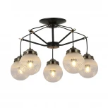 Потолочная люстра на штанге Evoluce Stricce SLE110302-05 (220V, шарики)