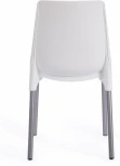 Обеденный стул Tetchair GENIUS (Металл,Пластик/Белый,Хром) 19115