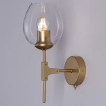 Бра Arte Lamp Yuka A4103AP-1GO (220V, выключатель, шар)