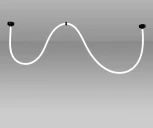 Подвесной светильник с гибким неоном Kink Light Венди 08031-300,19 (LED, 220V)