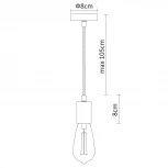 Подвесной светильник Arte Lamp Fuori A9184SP-1BK