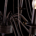 Подвесная люстра Freya Velia FR2046-PL-08-BR (220V, на цепи, подсвечник, свеча)