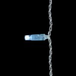 Гирлянда Бахрома с Колпачком 4,9 x 0,5 м Белая 220В, 200 LED, Провод Прозрачный ПВХ, IP65