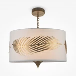 Подвесная люстра Maytoni Farn H428-PL-03-WG (220V, на цепи, листья)
