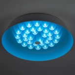 Потолочный светильник круглый светодиодный с пультом регулировкой цветовой температуры и яркости ЭРА SPB-6-80-RC Locus RGB (220V, круглые)