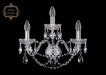 Бра Art Classic 10.11 10.11.2+1.165.Cr.Sp (220V, хрусталь, подвески, подсвечник, свеча)