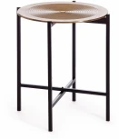 Столик кофейный Secret De Maison BLOOM (mod. 11873-B) алюминиевый сплав, 46*46*51 см, черный/античная медь Tetchair 15860