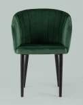 Стул с подлокотниками Stool Group Нейтон велюр зеленый УТ000025254