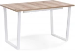 Стол раскладной Notta Лота Лофт 120 25 мм дуб делано светлый / белый матовый 489665